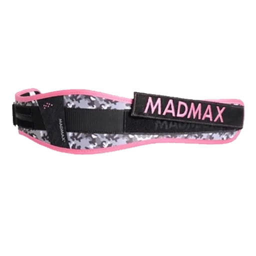 MadMax Dámský fitness opasek Swarovski MFB314 růžový - S
