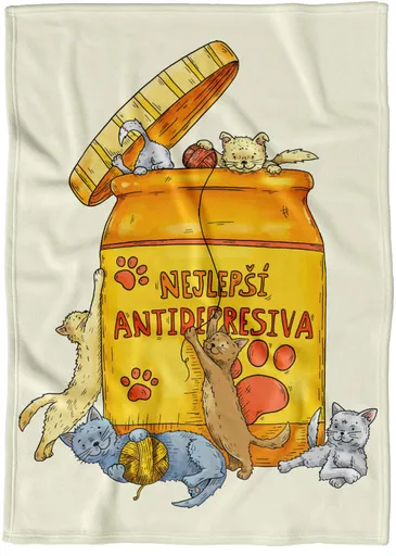 Deka Antidepresiva – kočky (Podšití beránkem: NE)