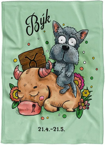 Deka Psí znamení – býk (Podšití beránkem: NE)