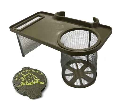 Chyť a pusť Stoleček ke křeslu + víčko na nápoje,Chyť a pusť Stoleček ke křeslu + víčko na nápoje