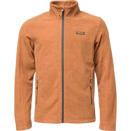 Head LEVON Pánská fleecová mikina, oranžová, velikost