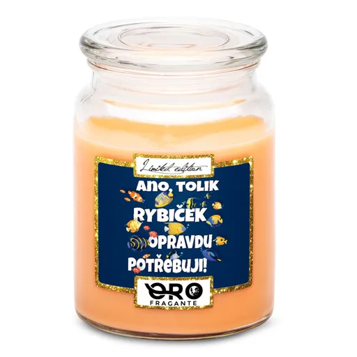 Svíčka Tolik rybiček (Vůně svíčky: Tropické ovoce)