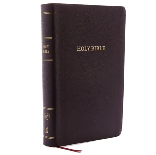 KJV Holy Bible: Personal Size Giant Print with 43,000 Cross References, Burgundy Bonded Leather, Red Letter, Comfort Print (Thumb Indexed): King James
