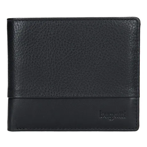 Pánská kožená peněženka Bugatti Gustav - černá
