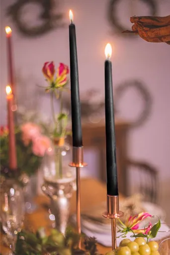 Sada svíček (2 kusy) Pastel 2 - Black