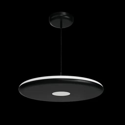 OSMONT ZET60086 ZETA ST2 PF závěsné plastové svítidlo černá IP40 3000 K 38W LED