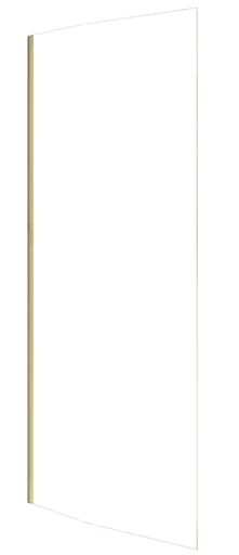 REA Sprchová zástěna Rapid 100 kartáčované zlato REA-K4706