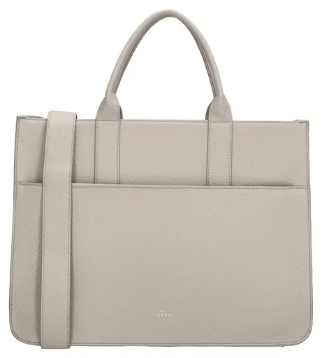 Taška na notebook Charm London Princeton W00383 Light grey
