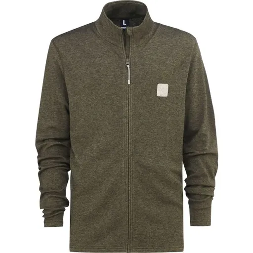 Bula CHECK Lehká pánská mikina, khaki, velikost