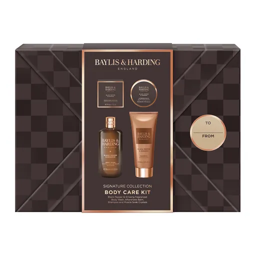 Baylis & Harding Dárková sada Černý pepř & Ženšen Set 4 ks