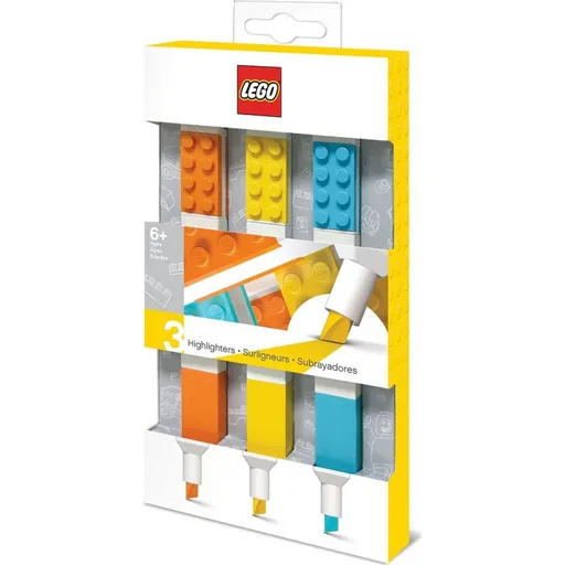 LEGO® Zvýrazňovače mix barev 3 ks
