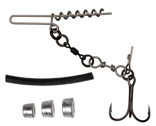 Zeck Systém na gumové nástrahy Softbait System S + Screw Set,Zeck Systém na gumové nástrahy Softbait System S + Screw Set