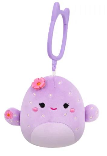 SQUISHMALLOWS Klíčenka Fialový kaktus - Adrienne