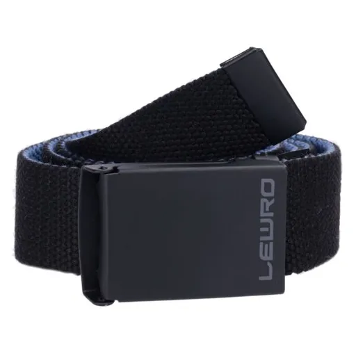 Lewro ATLAS Dětský látkový opasek, černá, velikost