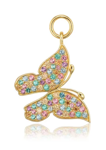 Sif Jakobs Pozlacený přívěsek Motýlek Farfalla SJ-CH2383-XCZ-YG
