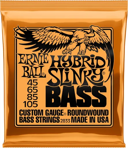 Ernie Ball 2833 Hybrid Slinky Nickel Wound Electric Bass 45-105