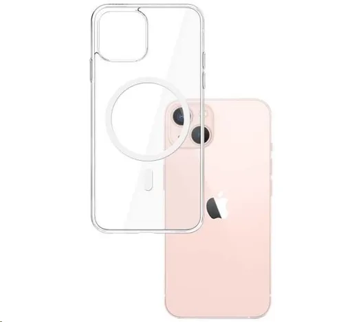 3mk ochranný kryt Magcase pro Apple iPhone 15, čirá