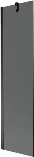 MEXEN/S Next vanová zástěna FIX 50 x 150, grafit, černá 895-050-000-00-40-70
