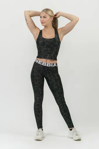 NEBBIA Sporty crop top “Racer back” XS