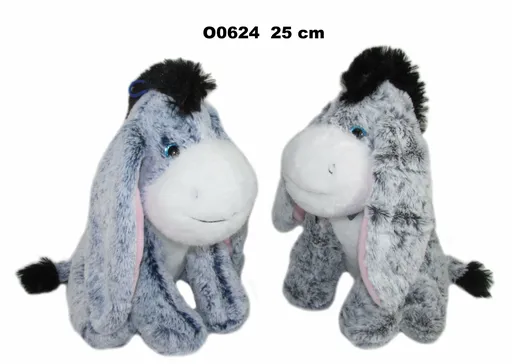 Plyšák Oslík sůl a pepř – 25 cm