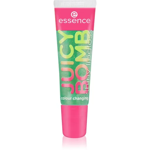 essence Juicy Bomb lesk na rty odstín 107 Glowy Gummy/colour changing 10 ml