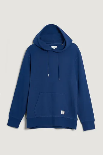 MIKINA GANT WAFFLE TEXTURE HOODIE PERSIAN BLUE