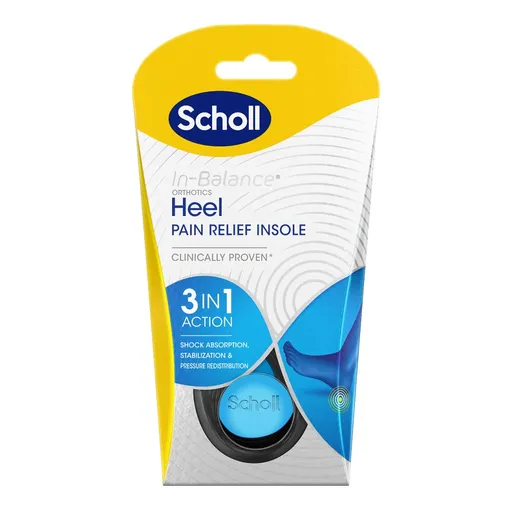 Scholl Ortopedické vložky do bot In-Balance Heel (Pain Relief Insole) 1 pár Small