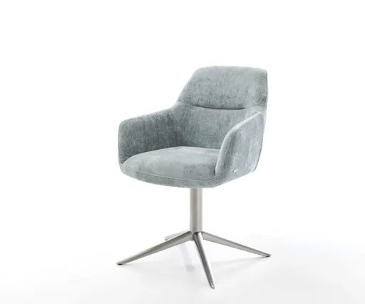 Otočná židle Pejo-Flex žinylka pastelově modrá Podstavec