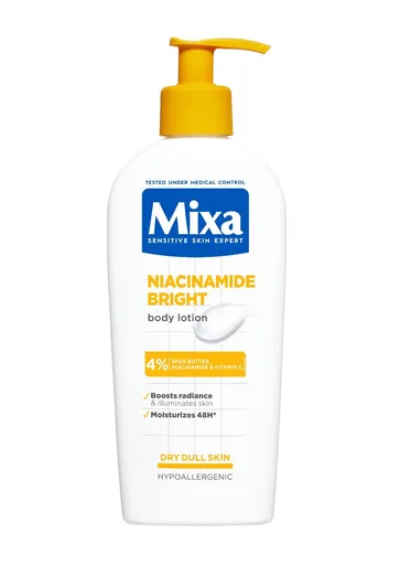 Mixa Niacinamide Bright Tělové mléko 250 ml