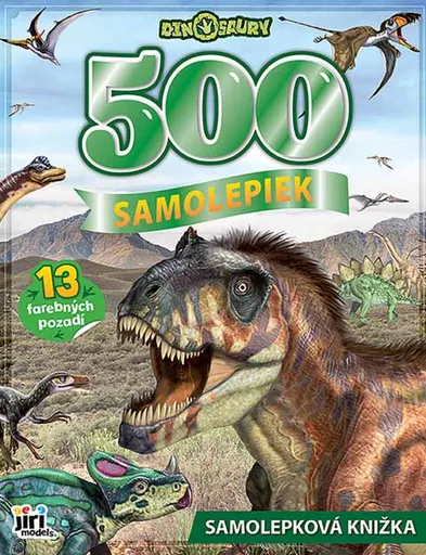 500 samoliepek Dinosaury