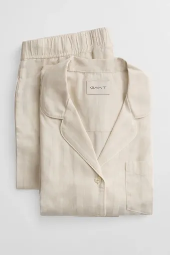 PYŽAMO GANT SATIN STRIPE PAJAMA SET GIFT BOX LINEN