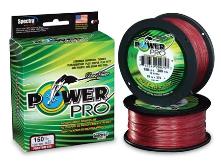 Power pro splétaná šňůra vermillion red 135 m - průměr 0,10 mm nosnost 5 kg