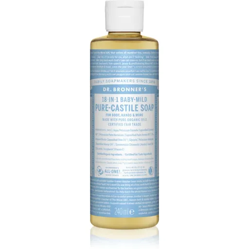 Dr. Bronner’s Baby-Mild tekuté univerzální mýdlo bez parfemace 240 ml