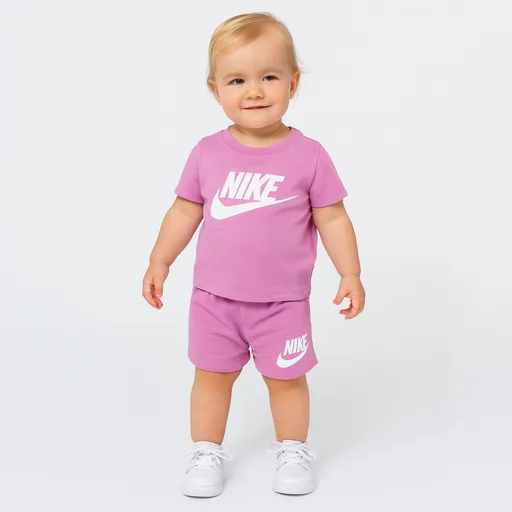 Nike kids club tee and short set 18m