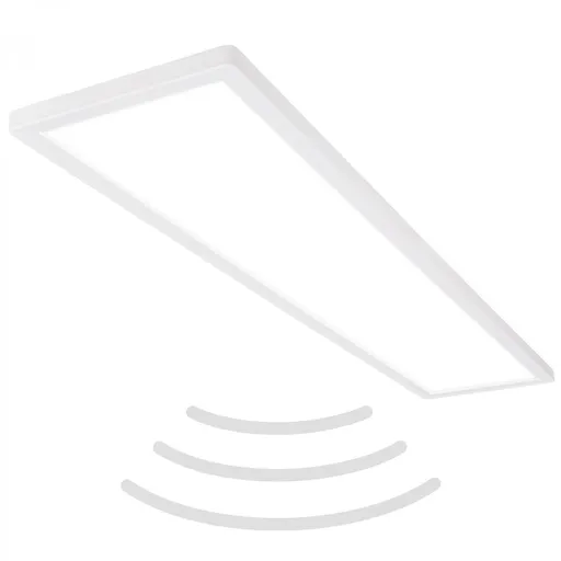 BRILONER Move LED stropní svítidlo do koupelny, přímé a nepřímé osvětlení, pohybové čidlo, bílé 7528416