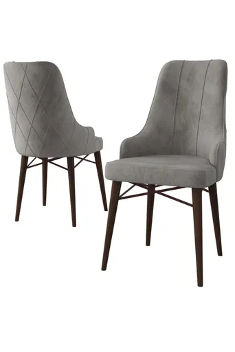 Sada židlí (2 kusy) Neta- Grey, Brown
