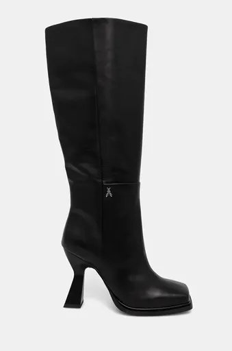 Kožené kozačky Patrizia Pepe