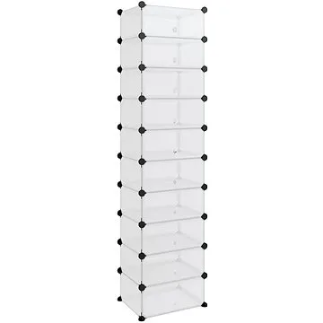 Botník průhledný 44 x 32 x 174 cm PP, 340561 (340561)