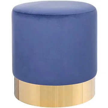 BELIANI puf z modrého sametu SOPHIA (beliani_121401)