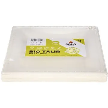 SOLO Talíř hranatý 16x16cm/12ks (700011)