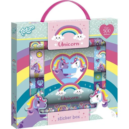 Totum Jednorožec dárková sada 500 samolepek