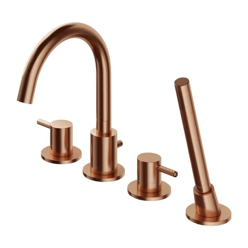 OMNIRES Y vanová baterie 4-otvorová staro měď /CPB/ Y1232CPB