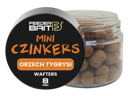 Feederbait wafters mini czinkers 6x8 mm - tygří ořech