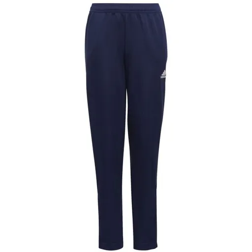 adidas ENTRADA 22 PANTS Juniorské fotbalové tepláky, tmavě modrá, velikost