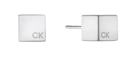 Calvin Klein Minimalistické ocelové náušnice Geometric 35000245