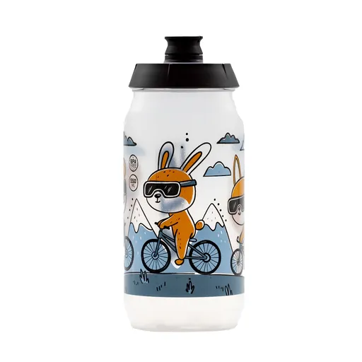 Cyklo láhev Kellys Kolibri 0,55l Transparent Kids