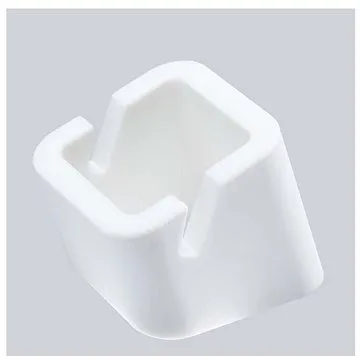 YAMAZAKI Stojánek na tablet Square 7767, silikon, v. 6,3 cm, bílý (7767)