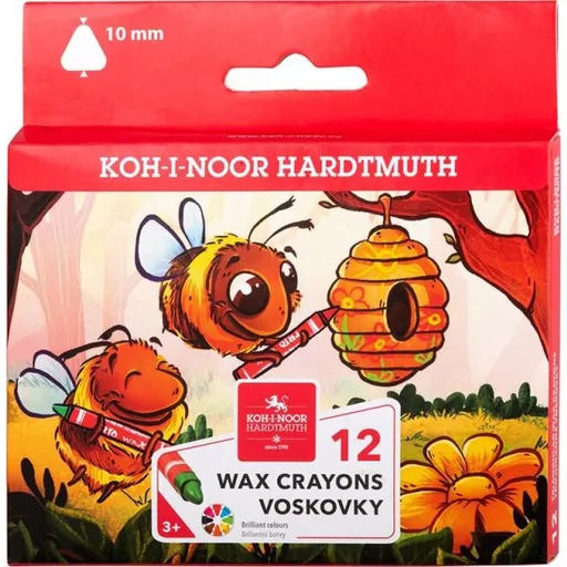 Koh-i-noor sada voskovek Trio Wax 12 ks 10 mm