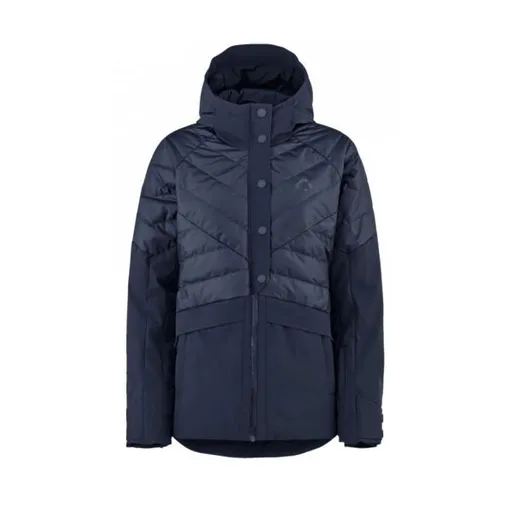 KARI TRAA RAGNHILD Dámská péřová lyžařská bunda, tmavě modrá, velikost