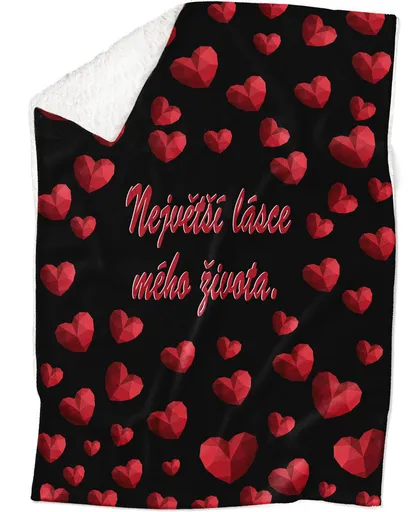 Deka Největší lásce (Podšití beránkem: ANO)